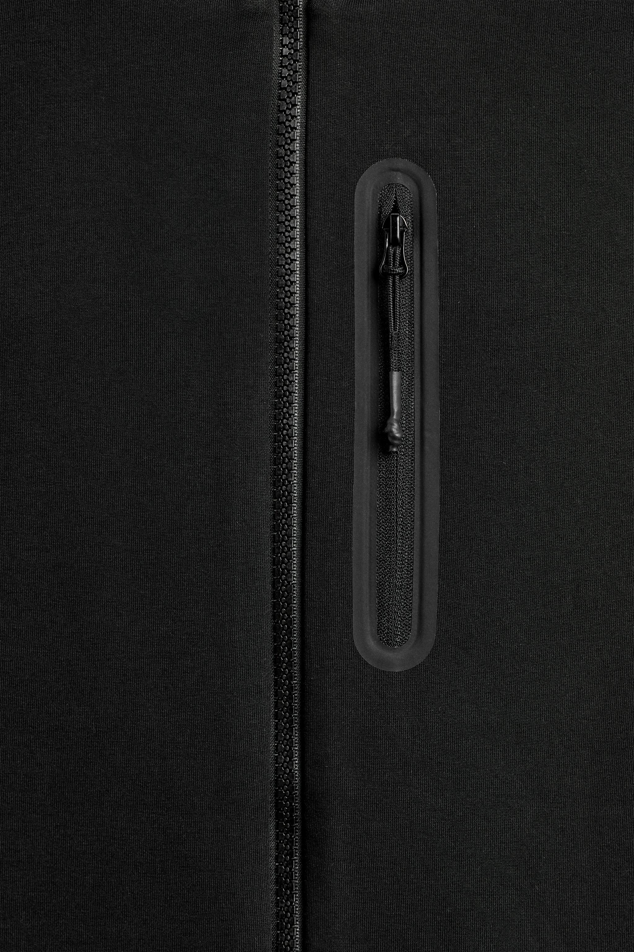 TECHNICAL ZIP HOODIE SWEATSHIRT